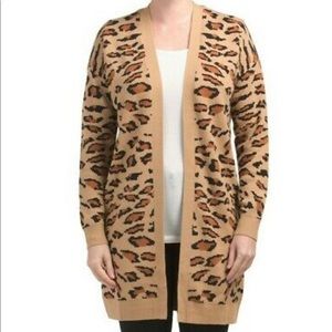 Splendid  Leopard print long Cardigan